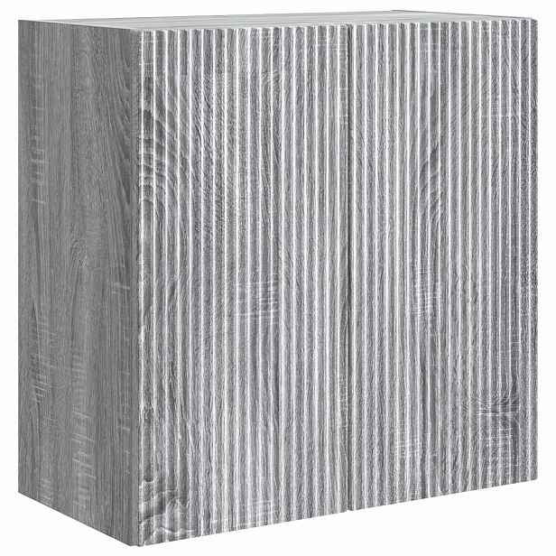vidaXL Nástěnná skříň 59 x 31 x 60 cm Kompozitní dřevo Šedý Sonoma