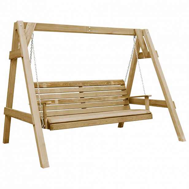 vidaXL Zahradní houpačka impregnované borové dřevo 205 x 150 x 157 cm