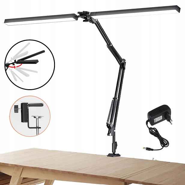 Led kreslicí stolní lampa s regulací teploty barvy světla Glow