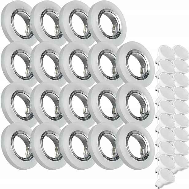 19X Skleněná Lampička Moderní Kulaté Svítidlo Silné Sklo 5W Led Žárovka