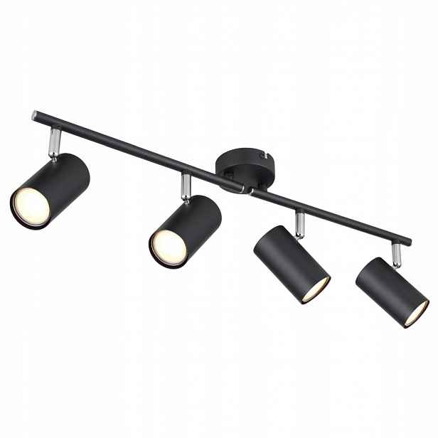 Lampa spotová černá Allvi s pohyblivým zdrojem světla Globo