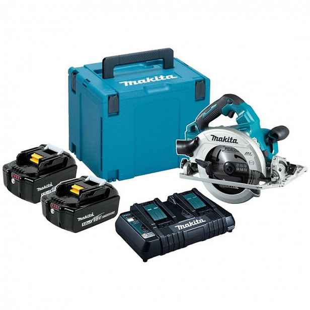 Makita - 18V AKU okružní pila 190 mm, 2x aku 5,0 Ah LXT, nabíječka DHS783T2JU