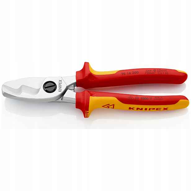 Nůžky Na Kabely Cu/al 20 MM, Jednoruční, Přesné Stříhání Knipex