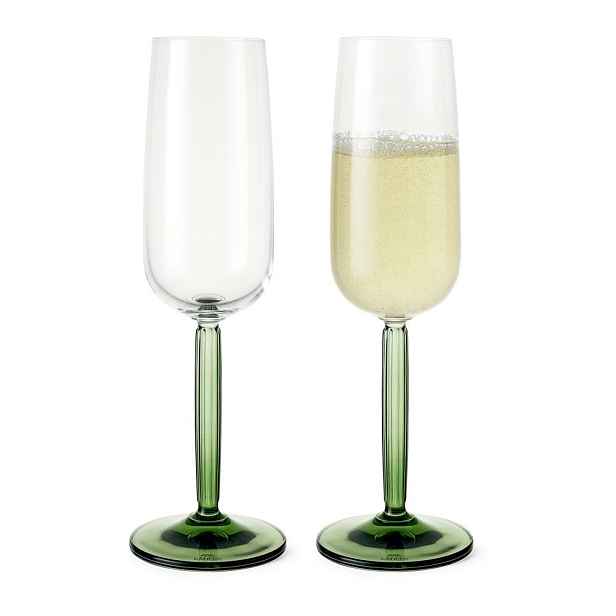 Skleničky v sadě 2 ks na sekt 240 ml Hammershøi – Kähler Design