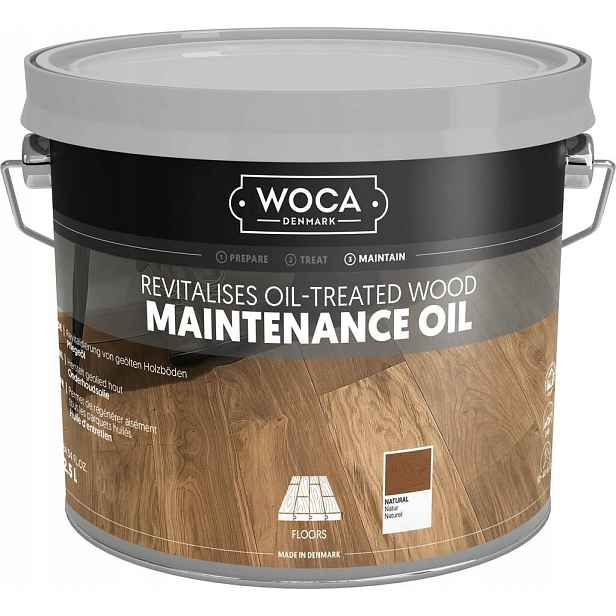 Woca Maintenance Oil Natural 2,5L osvěžující olej