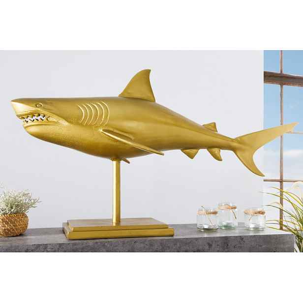 Dekorační socha žralok AMEIS 100 cm Dekorhome