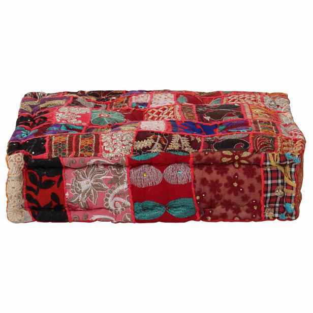 Taburet patchwork čtverec