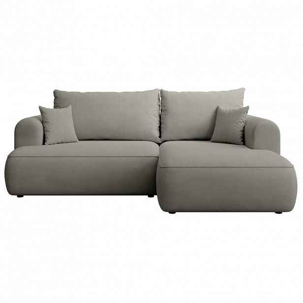 Selsey ROHOVÁ ROZKLÁDACÍ POHOVKA Ovo Mini světle šedá, se žinylkovým potahem Easy Clean