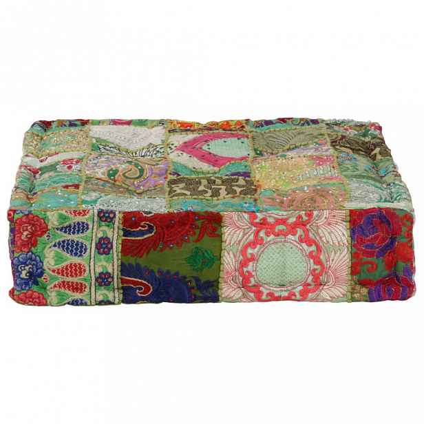 Taburet patchwork čtverec
