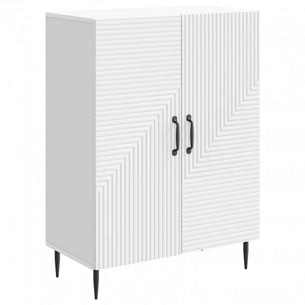 vidaXL Servírovací skříň Bílá 66 x 34,5 x 89,5 cm Kompozitní dřevo