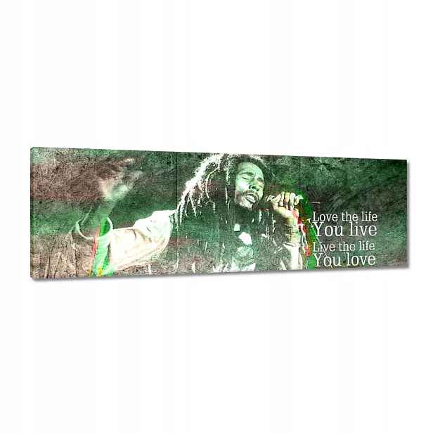 Obrazy 120x40 Bob Marley na koncertě