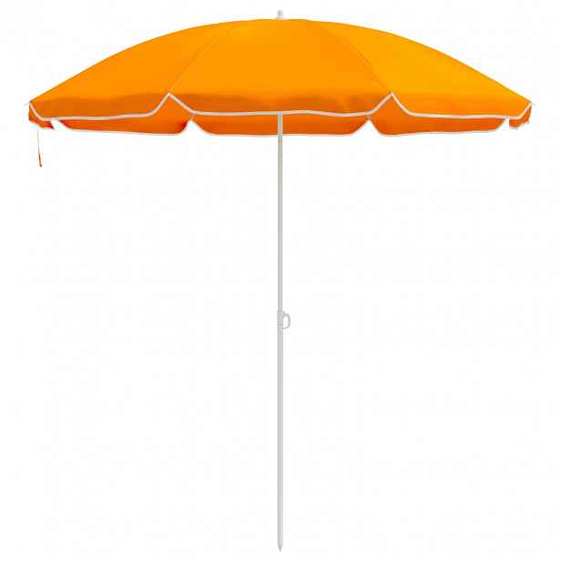 vidaXL Zahradní slunečník 240 cm 170T polyester Oranžová