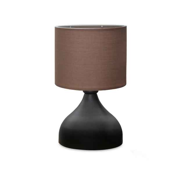 Opviq Stolní lampa Mija černá/hnědá