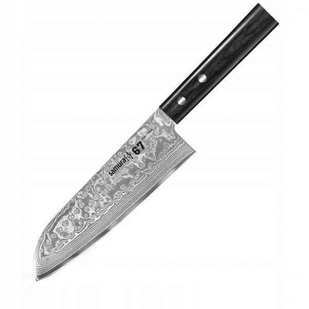 Samura Damascus 67 Nůž Santoku, 175 mm, Ocel, Rukojeť Micarta