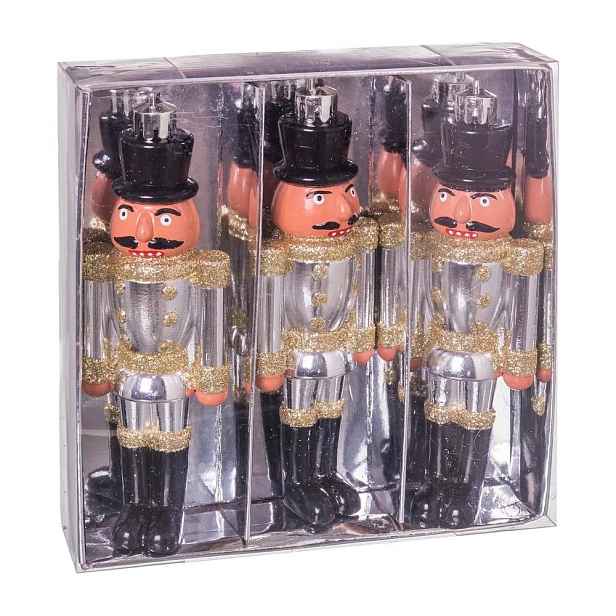 Vánoční ozdoby v sadě 3 ks 13 cm Soldier – Casa Selección