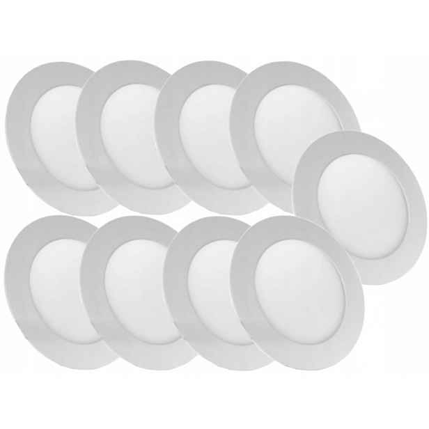 9x Lampa Zápustné svítidlo Panel Svítidlo Slim Led 6W Barva Studená 6500K