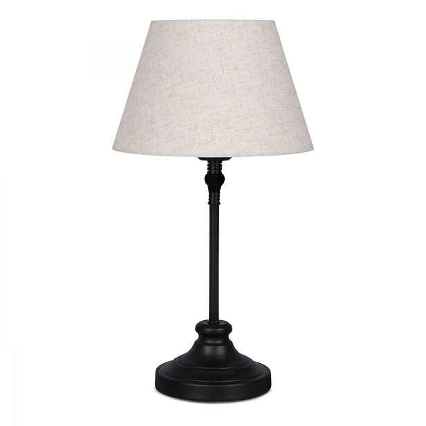Opviq Stolní lampa Milos černá/krémová