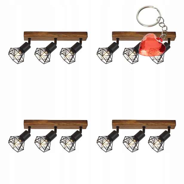 Spotová reflektorová lampa Zeus 3139 Rabalux – sada 4 ks