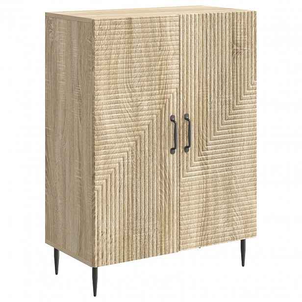 vidaXL Servírovací skříň Dub sonoma 66 x 34,5 x 89,5 cm