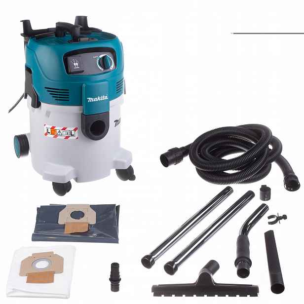 Vysavač Makita VC3012L, třída filtrace mokro/sucho