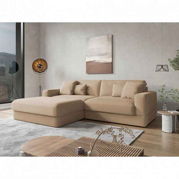 Sit & More ROHOVÁ SEDAČKA, textil, pískové barvy