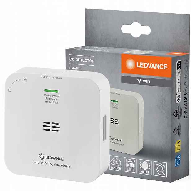 Bezdrátový vnitřní senzor oxidu uhelnatého Smart+ WiFi Ledvance