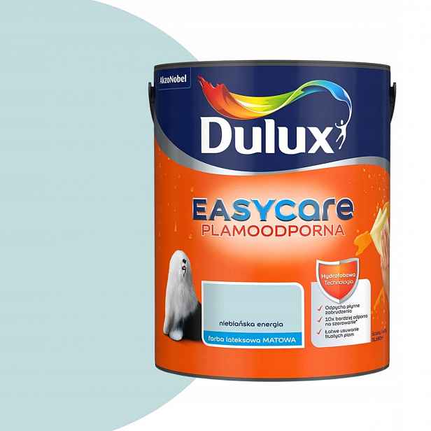 Dulux Easycare Barva odolná vůči skvrnám 5L Nebeská energie