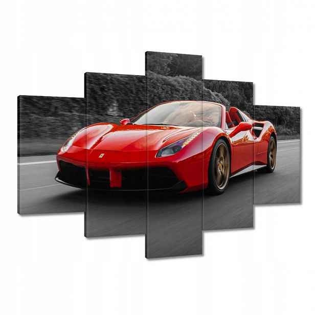 Obrazy 150x105 Červené Ferrari Fura