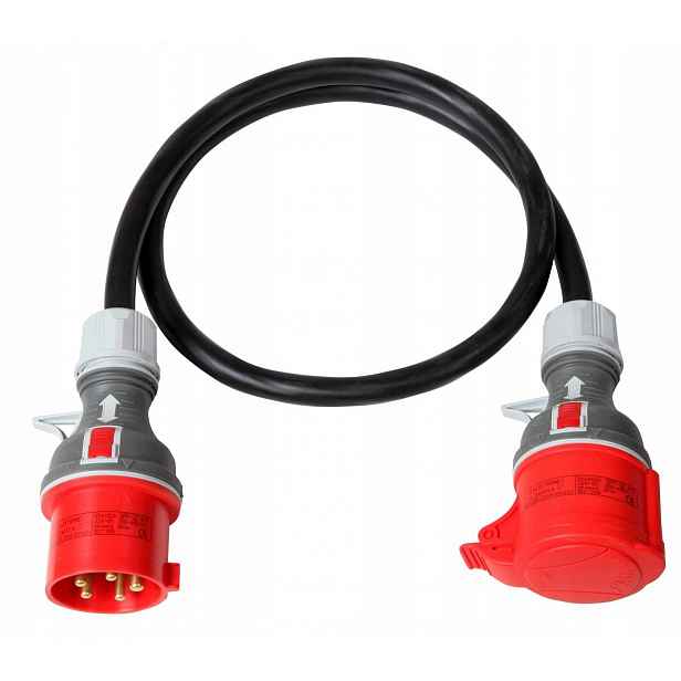 Prodlužovací Kabel silový 400V Plastrol Ps-s G Rn IP44 (5X2,5) H07RN-F Černý