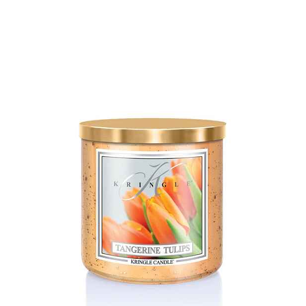 Kringle Candle Tangerine Tulips vonná svíčka tumbler 411 g