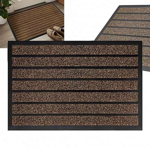 Rohožka Pod Vnější Dveře Velká 90X60 Vstupní Hnědá Rohož
