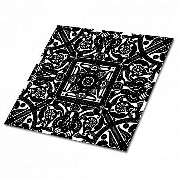 TULUP SAMOLEPICÍ OBKLADY NA STĚNU 9 ks 30x30 cm Retro vzor z Blízkého východu
