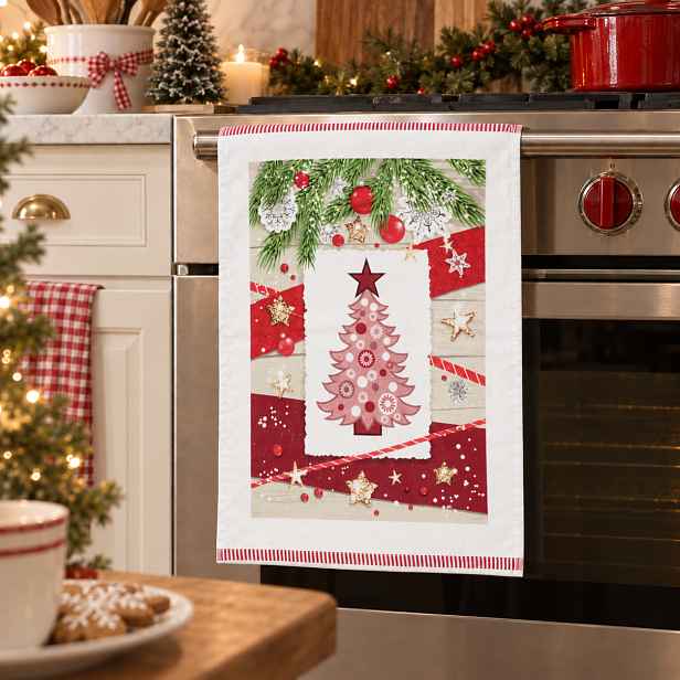 Vánoční kuchyňský ručník COUNTRY JOEL 50 × 70 cm – motiv C