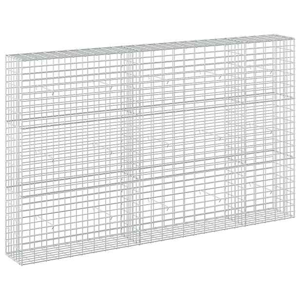 vidaXL Gabion s drátem 5 mm a síťkou 5x10 cm 250x30x150 cm