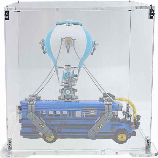 Vitrína s podstavcem pro stavebnici Lego 77073 Fortnite Bojový autobus