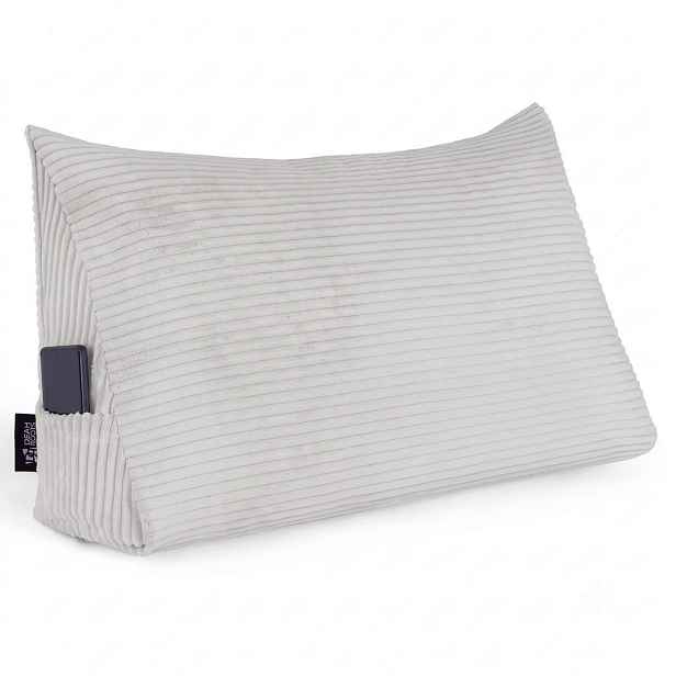 Dreamroots KLÍNOVÝ POLŠTÁŘ Cool Grey, 70/40/20 cm, manšestr