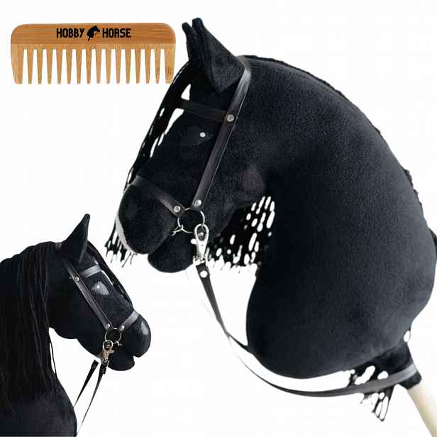 Hobby Horse Kůň Na Tyči A4 Koník Hlava Koně Tyč S Hřívou Hřeben