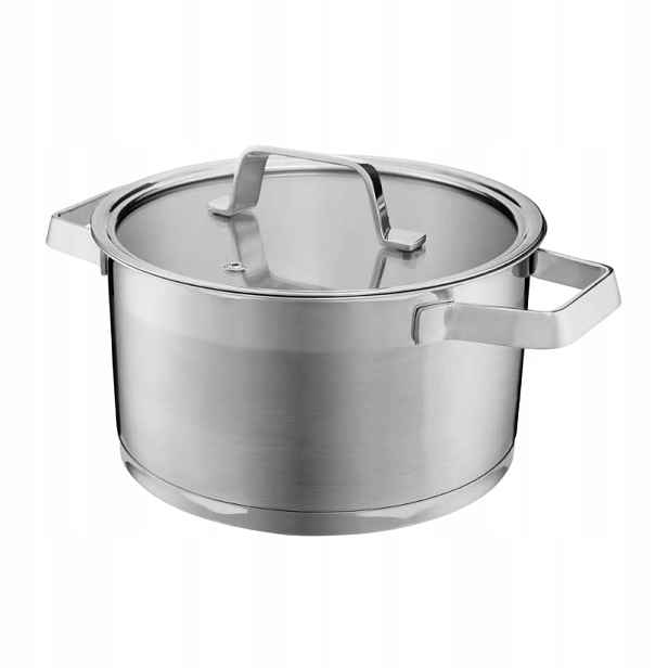 Hrnec s poklicí 24 cm Ambition Kitchen Pro 31023 5,9L Indukční ocelový plyn