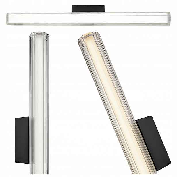 Koupelnové Nástěnné Svítidlo Linea 61 CM Černá Led Cct Lampa 12W IP44 Light Prestige