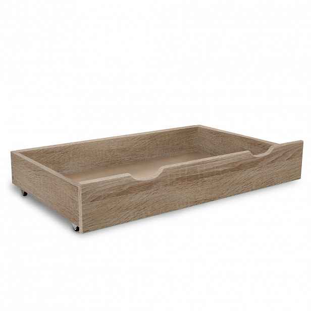 Úložný box pod postel 98 cm, dub sonoma