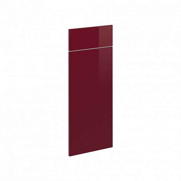 Vicco KUCHYŇSKÁ DVÍŘKA R-Line Červená vysoký lesk 29.6 x 70.8 cm nábytková čela pro spodní skříňku se zásuvkami