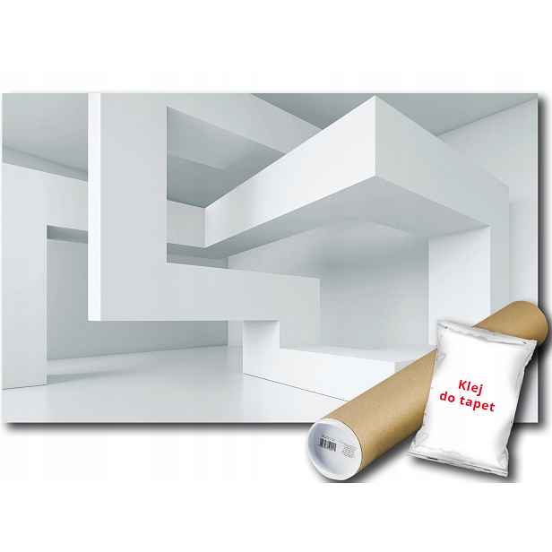 Vinylová Fototapeta 3D Abstrakce Hloubka Iluze Imitace 368x254