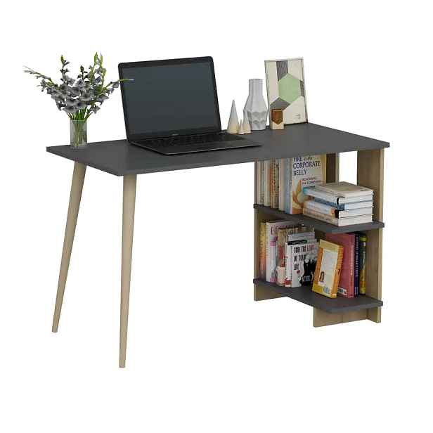 Casarredo Psací stůl CAPEL - antracit / dub
