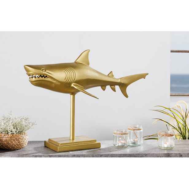 Dekorační socha žralok AMEIS 70 cm Dekorhome