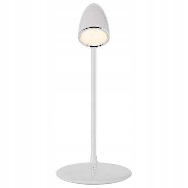 Proove Stolní lampa Modern Led 10W s nabíjecí, indukční 15W, bílá/bílá