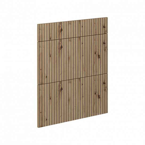 Vicco KUCHYŇSKÁ DVÍŘKA R-Line Řemeslný dub 59.6 x 70.4 cm nábytková čela pro spodní skříňku se zásuvkami