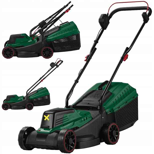 Akumulátorová Sekačka S Regulací Parkside Prma A1 20 V Koš 27 L
