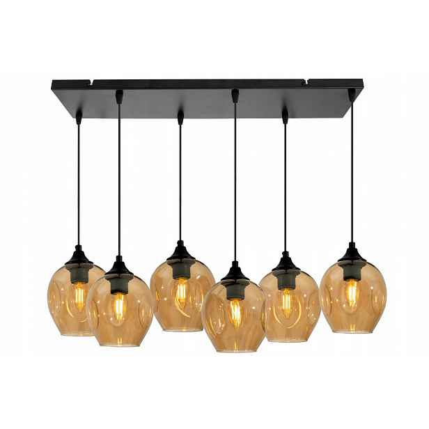 Efektní závěsné svítidlo 6xE27 Spa Candellux