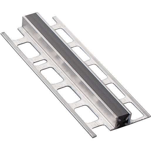 Lišta dilatační hliník šedá délka 250 cm, výška 10 mm, šířka 12 mm, ALDL122504