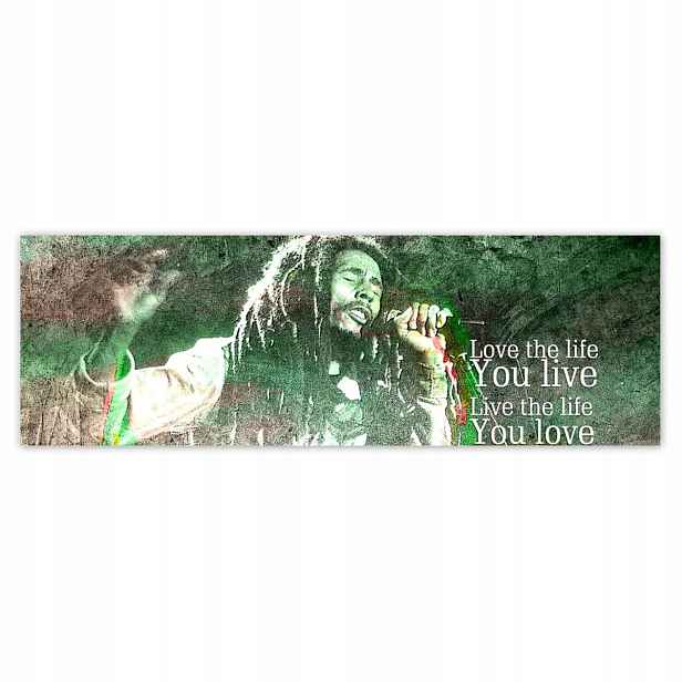 Plakáty 200x66 Bob Marley na koncertě